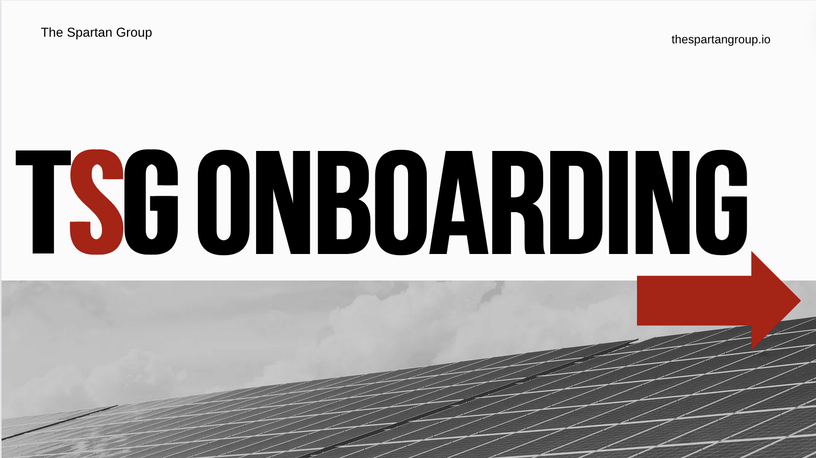 The Spartan Group Onboarding
